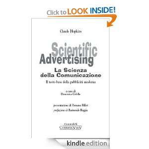 Scientific advertising   La scienza della pubblicità (Italian Edition 