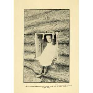 1908 Print New Mexico Mining Camp Child Charles Lummis 