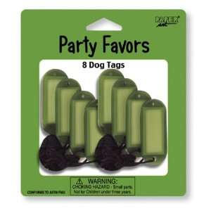  Army Themed Plastic Dog Tags: Pet Supplies