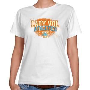  UT Vol Tee Shirt : Tennessee Lady Vols Ladies White 