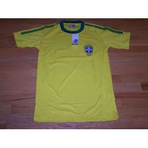  Brazil Replica Soccer Jersey Futbol Jersey Yellow Sports 
