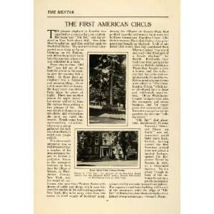 1922 Article Circus American Elephant Hotel Bailey Statue Westchester 