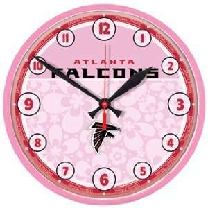  NFL Atlanta Falcons Clock   Pink Style