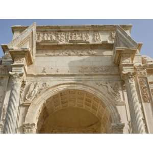  of Septimus Severus, Leptis Magna, UNESCO World Heritage Site, Libya 