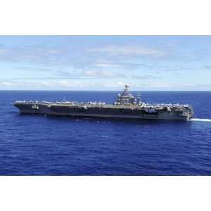 The Aircraft Carrier USS Abraham Lincoln Transits across the Pacific 