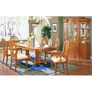  NEW 7 PC SOLID WOOD DINING SET TABLE WITH 6 CHAIRS