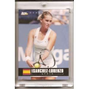  2005 Ace Authentic Sanchez Lorenzo Spain #83 Tennis Card 
