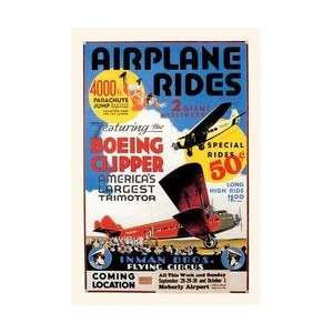  Airplane Rides Inman Bros Flying Circus 20x30 poster: Home 