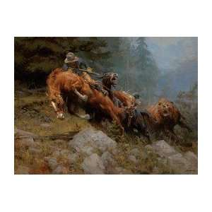 Andy Thomas Grizzly Mountain By Andy Thomas Giclee On Paper Artist 