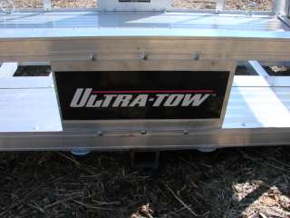   Aluminum Hitch Cargo Carrier Utility Trailer Ramp Haul Motor Scooters