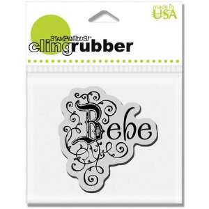  Bebe   Cling Rubber Stamp: Arts, Crafts & Sewing