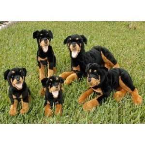  Rottweiler (lying) 22in Animal Puppet Toys & Games