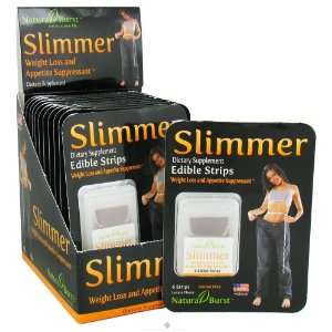  Natural Burst   Slimmer Edible Strips Weight Loss & Appetite 