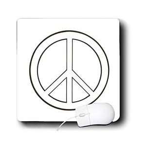   Signs Peace   Peace Sign Outline Art Drawing   Mouse Pads Electronics