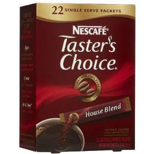 Tasters Choice Intant Coffee, Single (1 Pack of 22 Packets)  