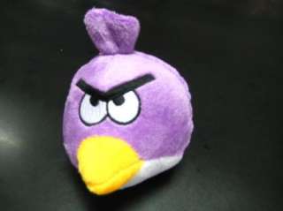 iPhone game Angry Birds Purple Bird Plush Toy Doll 4  