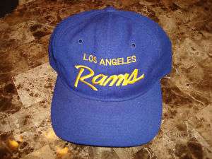 LOS ANGELES RAMS DEADSTOCK HAT CAP VINTAGE SNAPBACK  