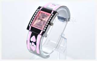 Cool Xmas Gift Ladies Girls Quartz Bracelet Watch Pink