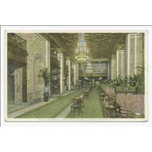   Lobby, Book   Cadillac Hotel, Detroit, Mich 1898 1931