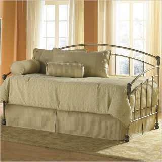 Fashion Bed Group Tuxedo Metal Gold Frost Finish Daybed  