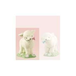  Snowbabies 2010 Collectible Lamb With Pink Flower 