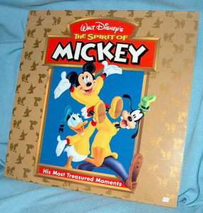 LD laserdisc DISNEY animation THE SPIRIT OF MICKEY cartoon collection