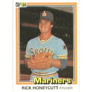  1981 Donruss # 46 Rick Honeycutt Seattle Mariners Baseball 