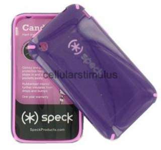OEM PURPLE SPECK CANDY SHELL CASE SKIN IPHONE 3G 3GS  