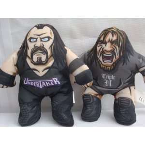   Burger King Wrestler Toys, Triple H and Undertaker 