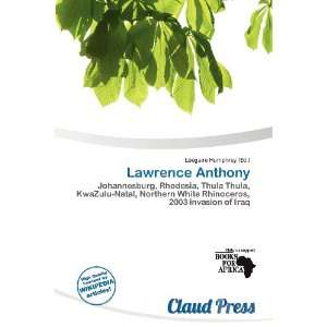    Lawrence Anthony (9786136720579) Lóegaire Humphrey Books