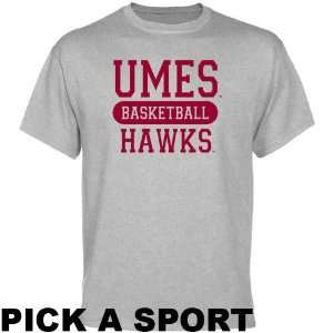   Maryland Eastern Shore Hawks Ash Custom Sport T shirt Sports