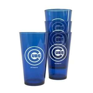  Chicago Cubs Plastic Pint Glass Set