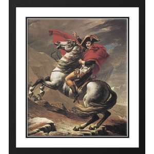 David, Jacques Louis 20x22 Framed and Double Matted Napoleon at the St 