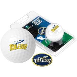Toledo Rockets NCAA Collegiate Logo Golf Ball & Ball Marker