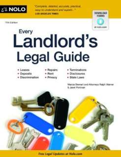   Every Landlords Legal Guide by Marcia Stewart, NOLO 