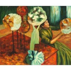 : Art Reproduction Oil Painting   Degas Paintings: The Millinery Shop 