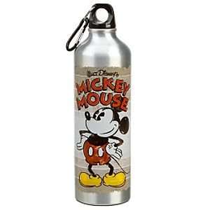    Disney Silver Mickey Mouse Aluminum Water Bottle