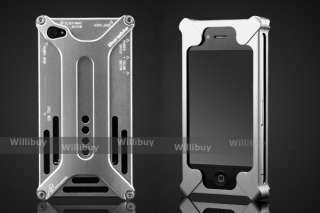 iFrog High Tech Aluminum/Aluminium Bumper Case for Apple iPhone 4 