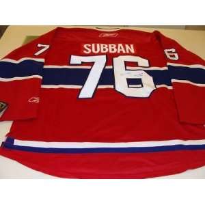 P.K. Subban Signed Jersey   PK NHL   Autographed NHL 