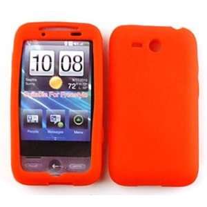  HTC Freestyle Deluxe Silicone Skin, Red Skin Silicone Case 