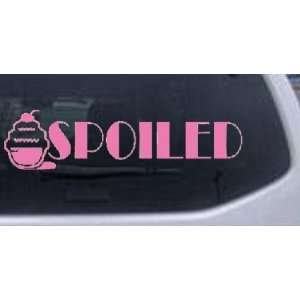  Spoiled With Cupcake Girlie Car Window Wall Laptop Decal 