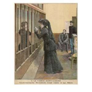  At the Saint Lazare Prison, Mme. Steinheil Is Visited by 