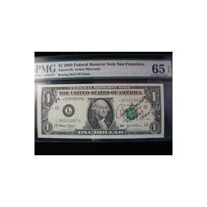   Reserve Note San Francisco (Inscribed Boxing HOF): Sports & Outdoors