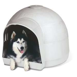    Petmate Dogloo KD Dog House, Large, Off White: Pet Supplies