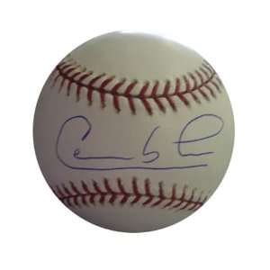  Signed Carlos Lee Baseball