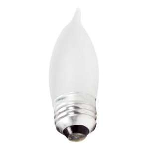 60 Watt BA9 1/2 Philips DuraMax Fosted Long Life Candelabra Lamp