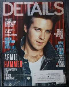 Details Magazine   October 2011   Armie Hammer  