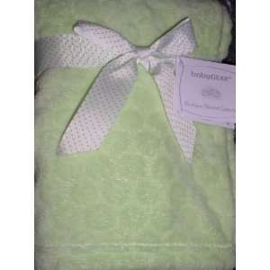   Baby Boutique Collection Ultra Soft Baby Blanket Light Green: Baby