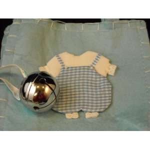  Baby Birth Shower Gift Bag with Chrome Bell Everything 