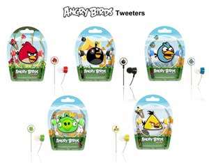 GEAR4 Angry Birds In Ear Stereo Headphones   Blue Bird Tweeters  
